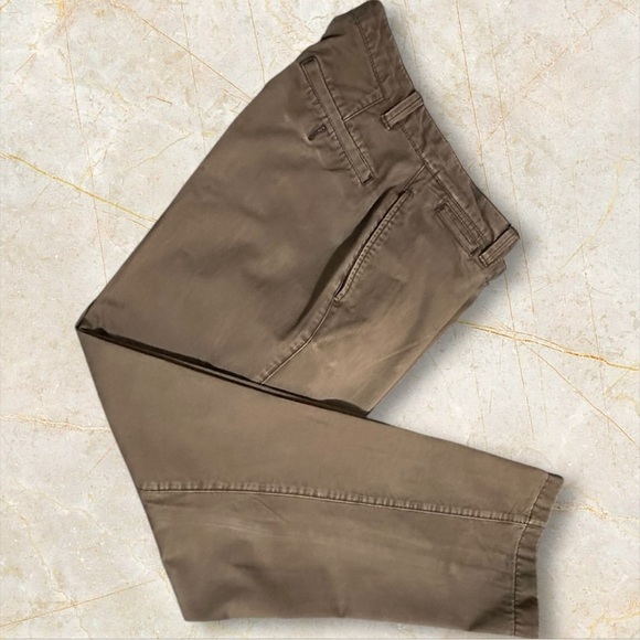 Lands’ End Canvas 1963 Men Pants - Brown Relaxed Fit Straight (EUC,Size 31x32) - Picture 5 of 13